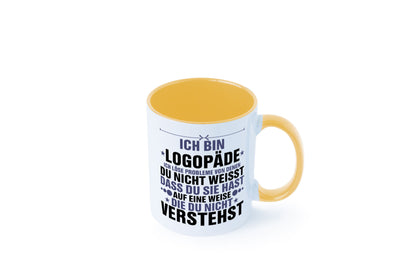 Löse Probleme: Logopäde | Sprachtherapie v2 Geschenkidee Humor Tasse