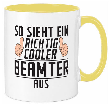 Richtig Cooler Beamter | Verbeamtung öffentlicher Dienst Geschenkidee Humor Tasse