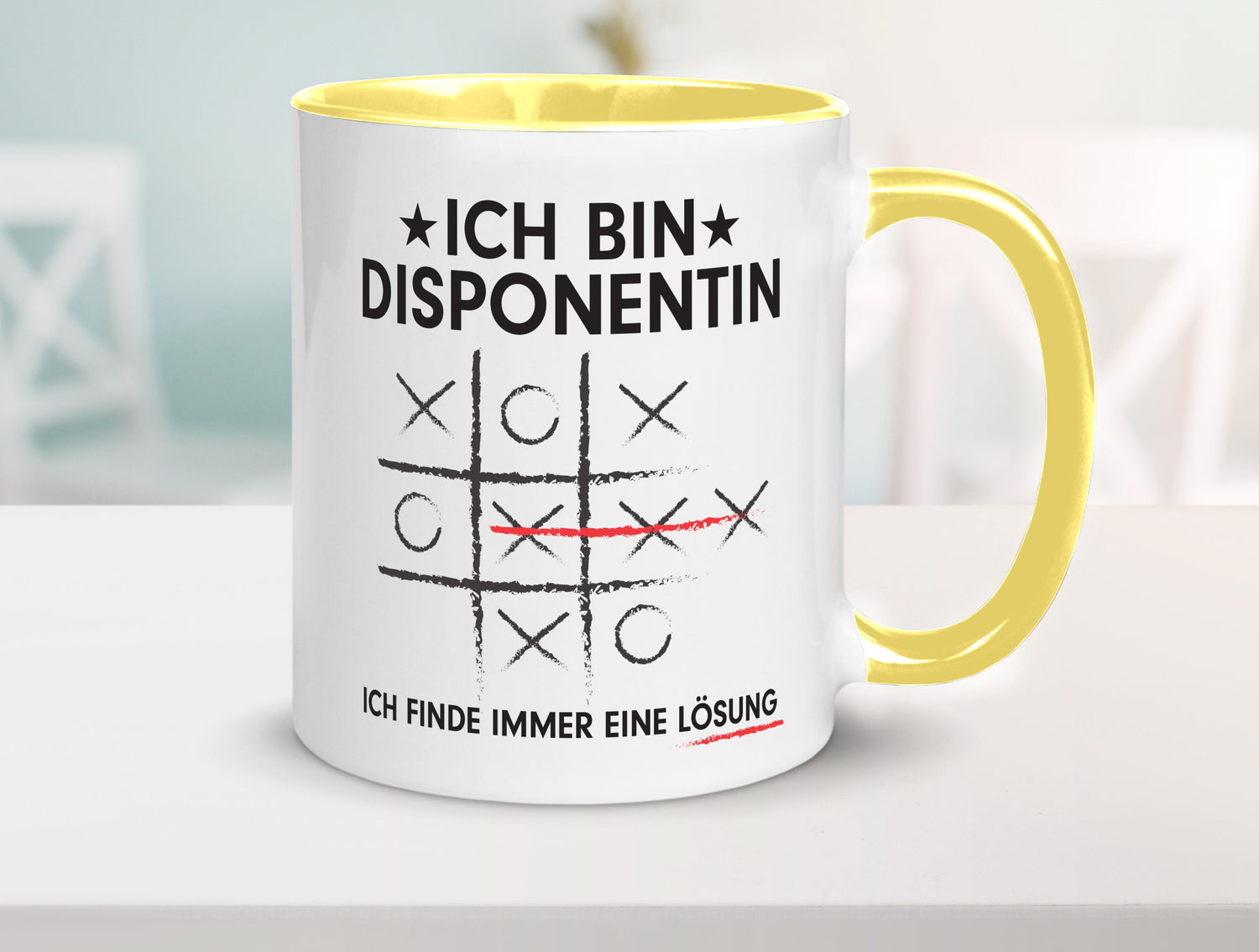 Lösung finden: Disponentin | Zuteilerin v2 lustiger Spruch Geschenk Humor