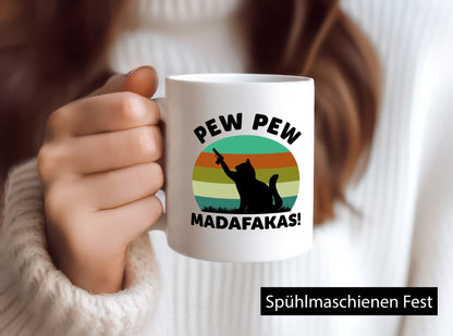 Pew Madafakas! lustiger Spruch Geschenk Humor Geschenkidee Tasse