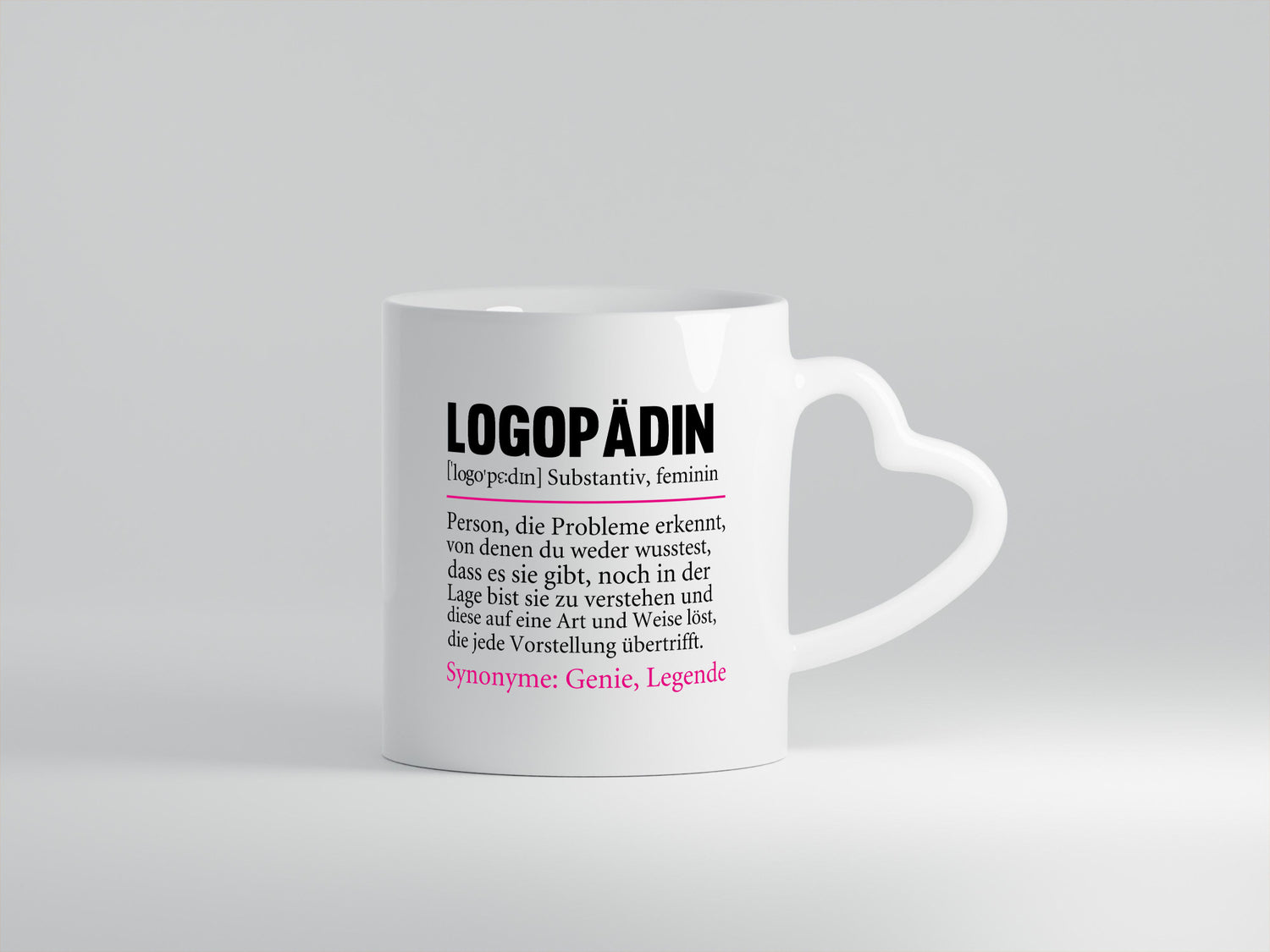 Logopädin | Spruch Humor Sprachtherapie Beruf lustiger Geschenk Arbeit Kollegen