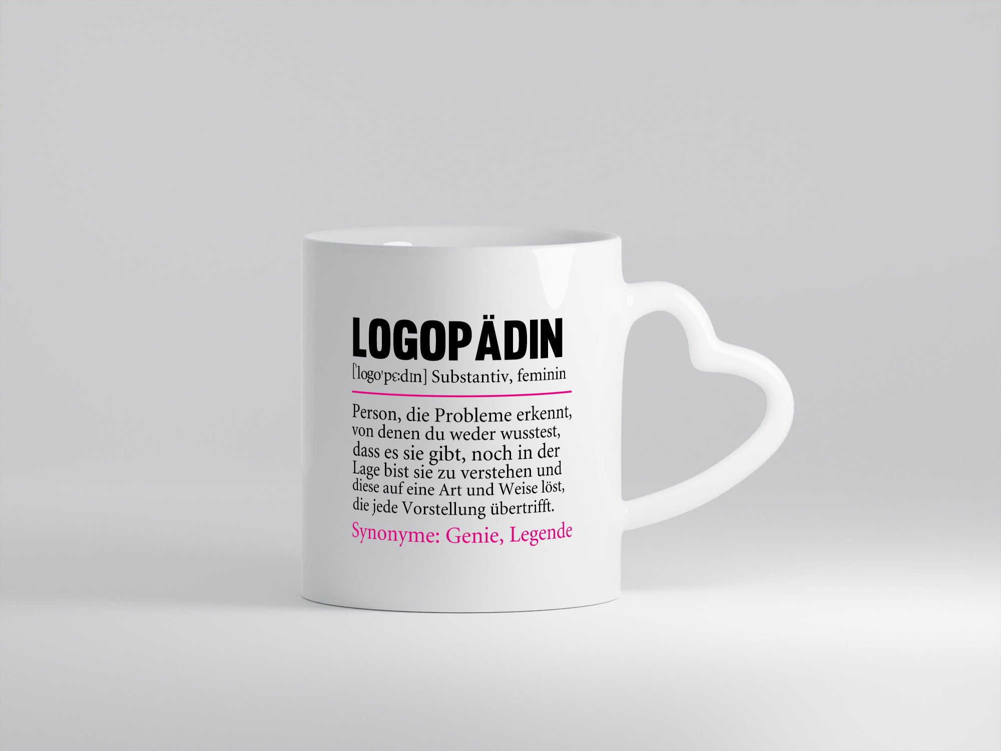 Logopädin | Spruch Humor Sprachtherapie Beruf lustiger Geschenk Arbeit Kollegen
