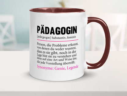 Pädagogin | Spruch lustig Humor Pädagogik v2 Geschenk Geschenkidee lustiger