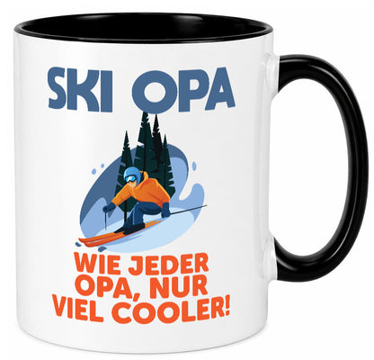 Ski Opa, normal, nur cooler | Skifahrer Bäume Schnee Geschenkidee Familie Humor