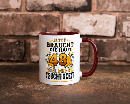 48 braucht die haut mehr Feuchtigkeit | 48. Geburtstag Geschenk Geschenkidee