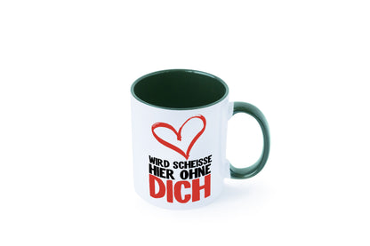 Wird Scheisse Geschenk Humor Geschenkidee lustiger Spruch Tasse