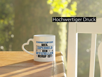 Superheld Schornsteinfeger | Kaminkehrer Handwerk lustig Humor Geschenkidee