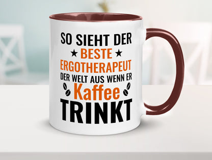 Kaffee trinkt: Ergotherapeut | Ergotherapie lustig Humor Geschenkidee Geschenk