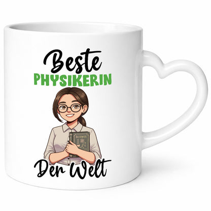 Beste Physikerin | Physik v2 Geschenkidee Humor Tasse
