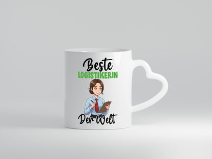 Beste Logistikerin | Logistik v2 lustig Humor Geschenkidee Geschenk Tasse
