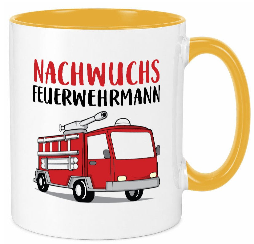 Nachwuchs Feuerwehrmann | Feuerwher Humor Geschenkidee Tasse