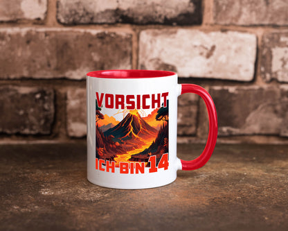 14. Geburtstag | 14 Jahre Vulkanausbruch Vulkan Geschenkidee Humor Tasse