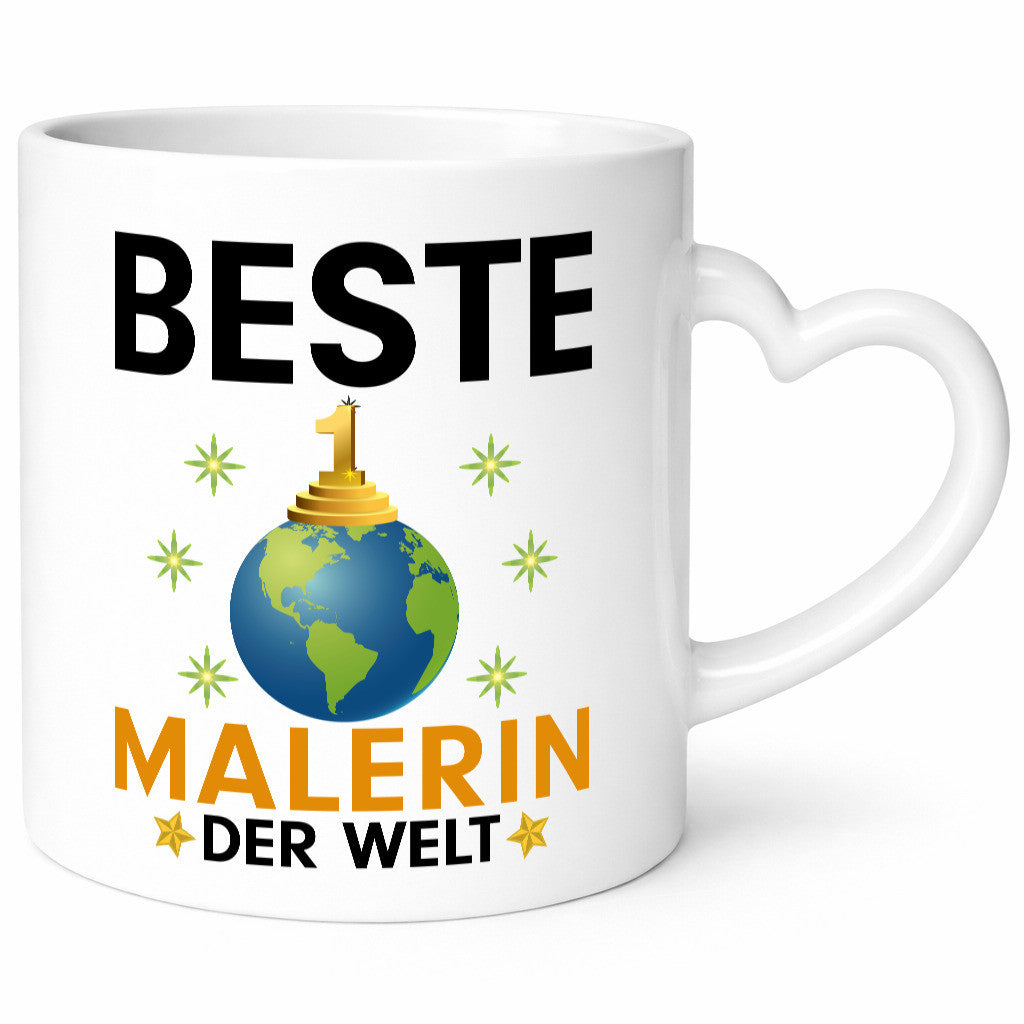 Welt Bester Malerin | Malerinnen Geschenk Humor Geschenkidee lustiger Spruch Tasse