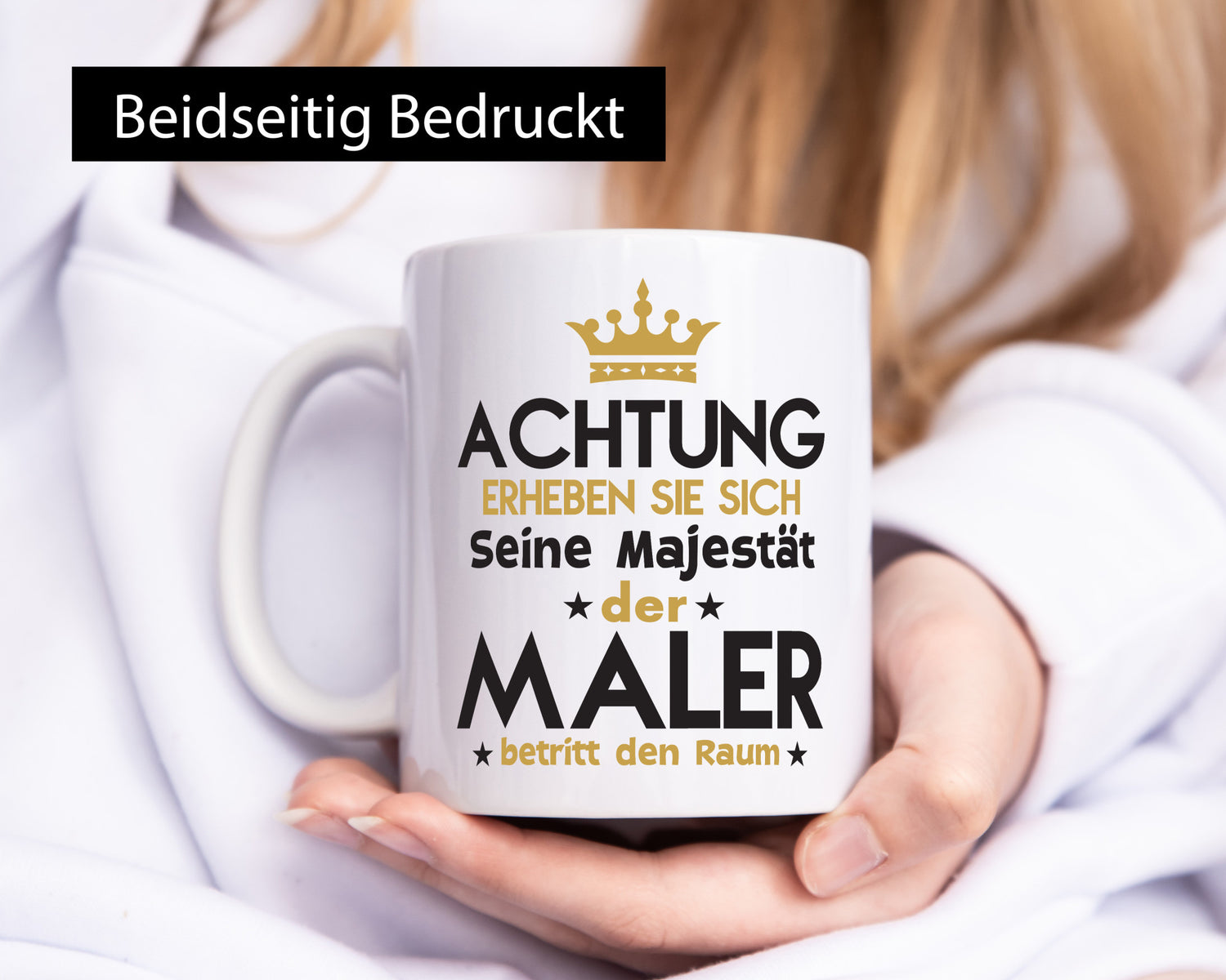 Seine Majestät Maler | Malerei lustig Humor Geschenkidee Geschenk Tasse