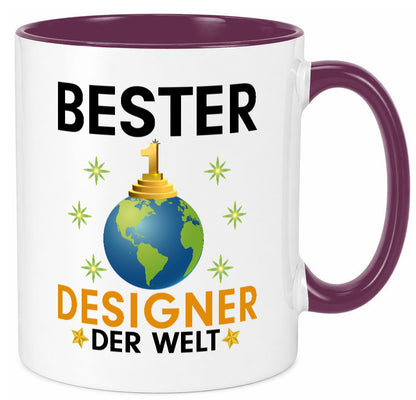 Welt Bester Designer Beruf | Mode Geschenk Arbeit Kollegen Büro lustiger Spruch