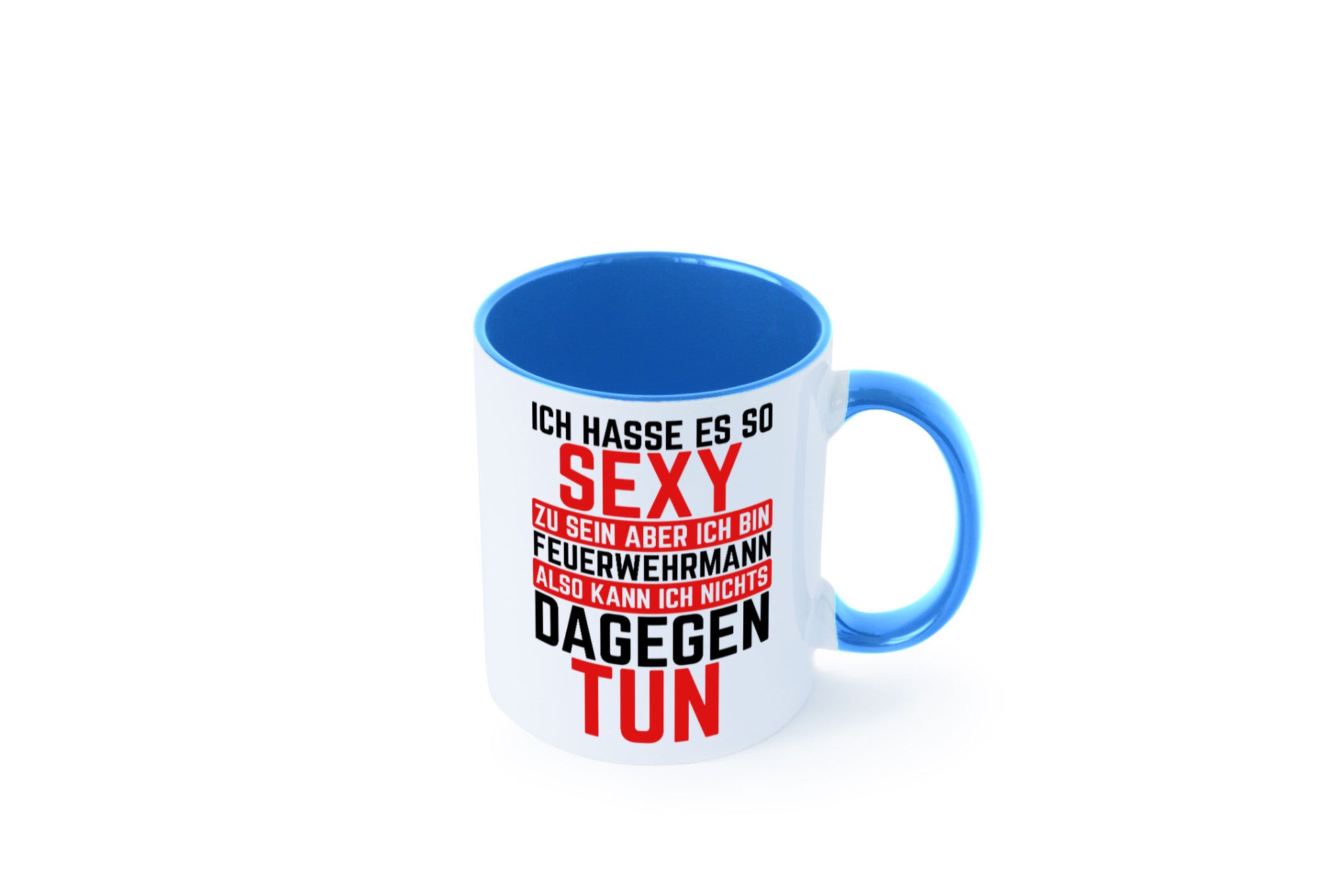 Sexy Feuerwehrmann | Helden Flammen Brandeinsatz lustig Humor Geschenkidee