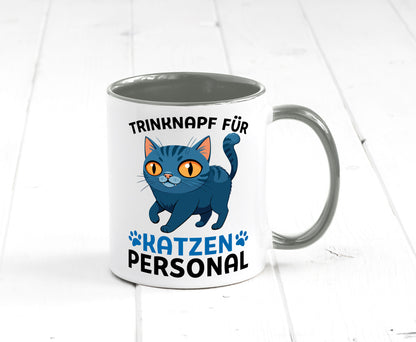 Katzen Personal | Katzenbesitzer Tasse Katze Humor vl2 Tierliebhaber