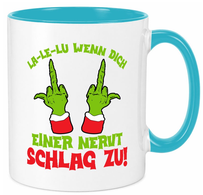 La Le Lu | Weihnachten Weihnachtsmuffel Lichter Humor Geschenkidee Tasse