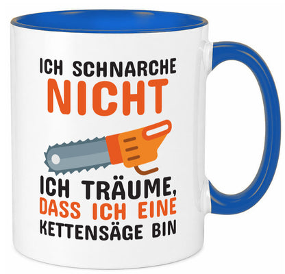 Ich schnarche nicht lustiger Spruch Geschenk Humor Geschenkidee Tasse