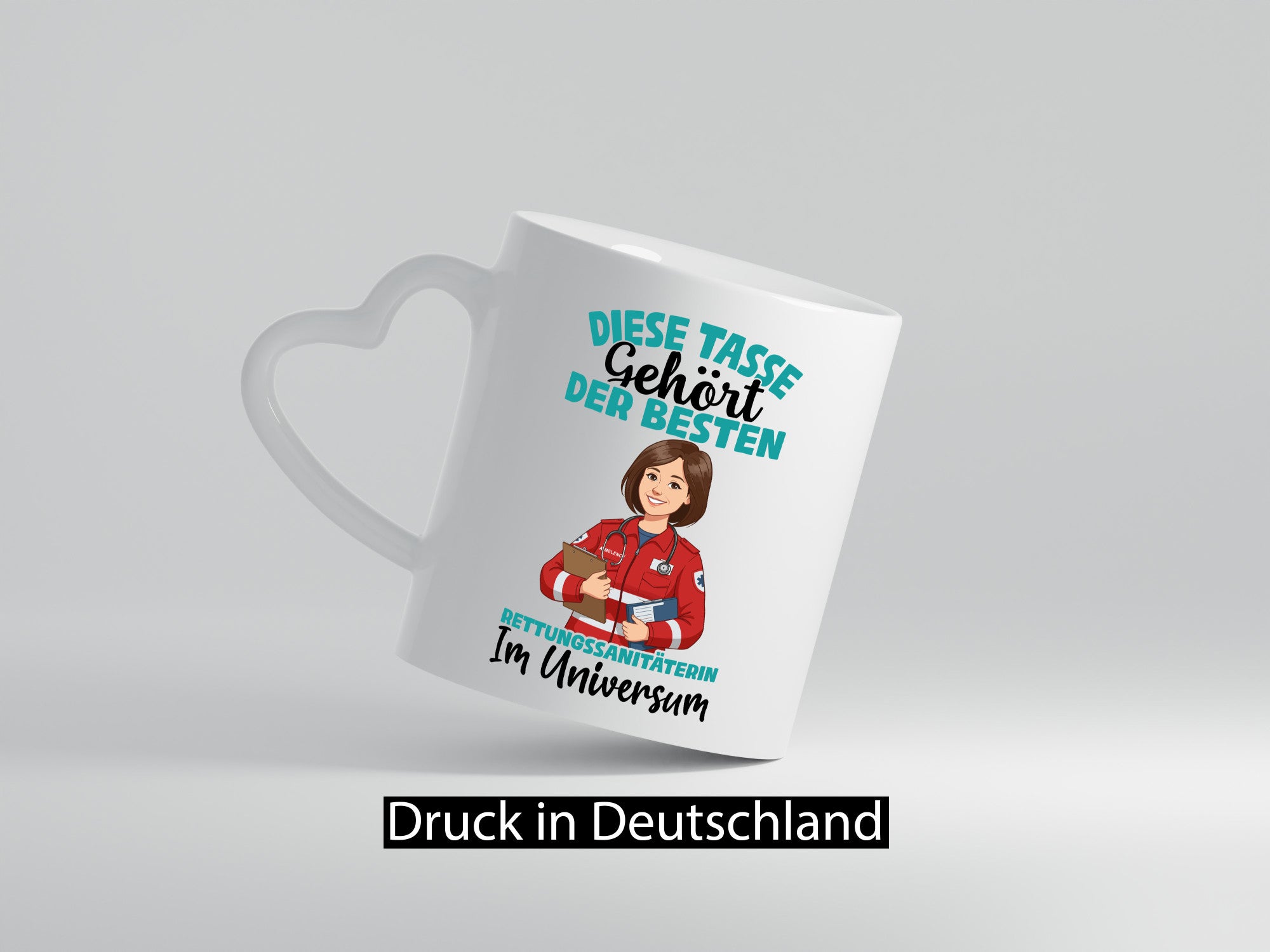 Im Universum: Rettungssanitäterin | Sanitäter lustiger Spruch Geschenk Humor