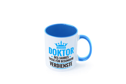 Besonderer Verdienst: Doktor | Doktorand Doktortitel Humor Geschenkidee Tasse