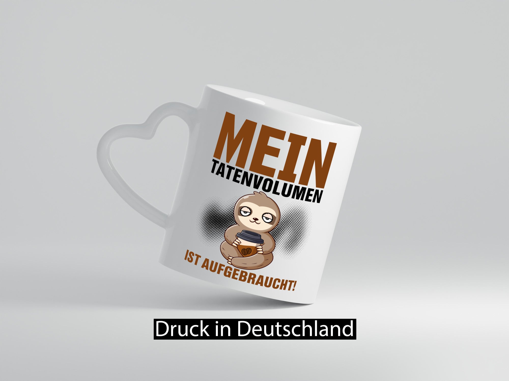 Mein Tatenvolumen ist aufgebraucht | Büro Guten Morgen Geschenkidee Arbeit