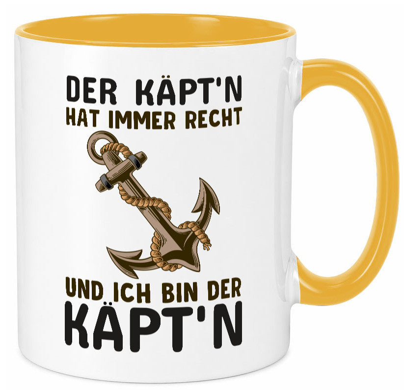 Der Kapitän | Käpt?n Tasse Schifffahrer Boot lustig Humor Geschenkidee Geschenk