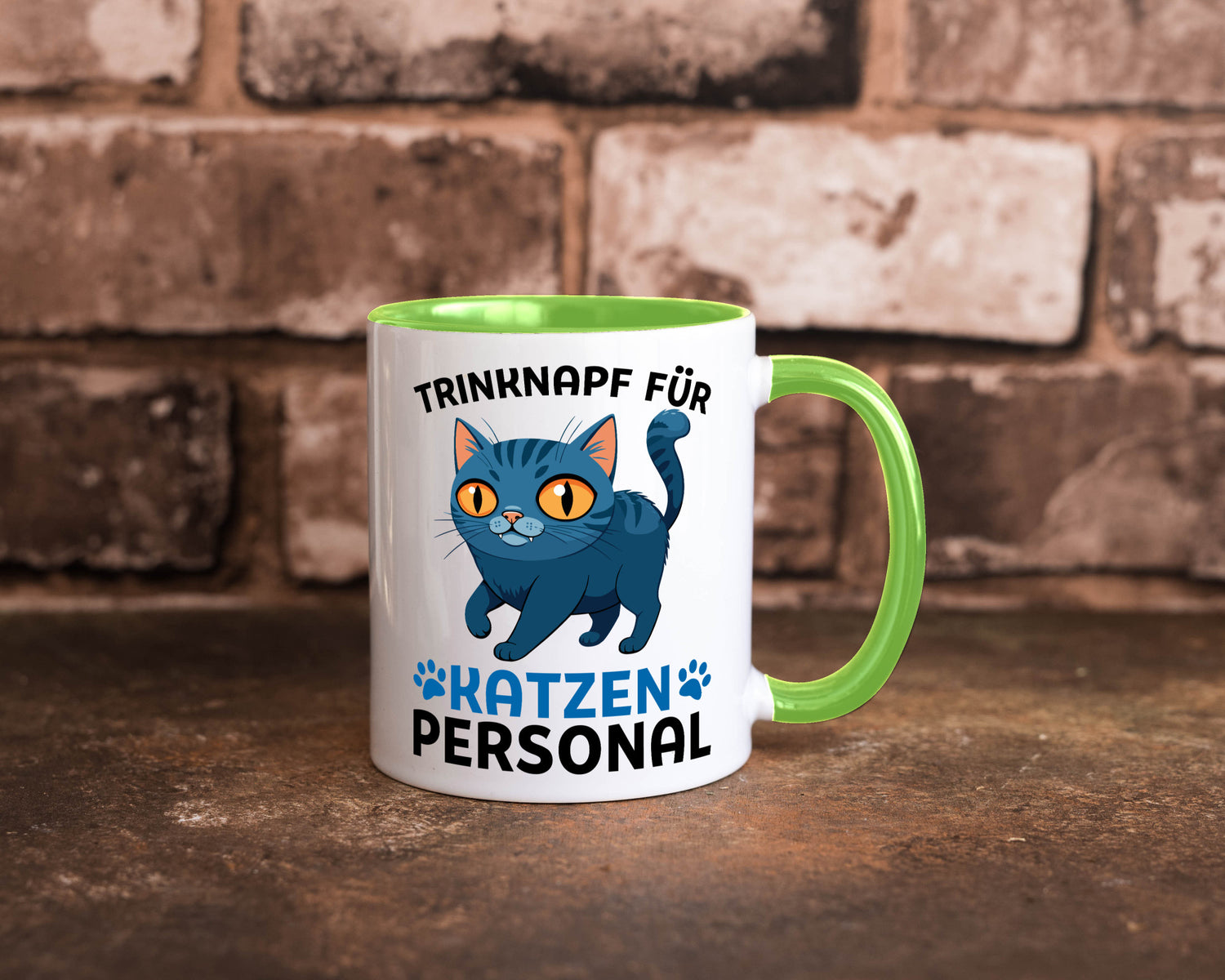 Katzen Personal | Katzenbesitzer Tasse Katze Humor vl2 Tierliebhaber