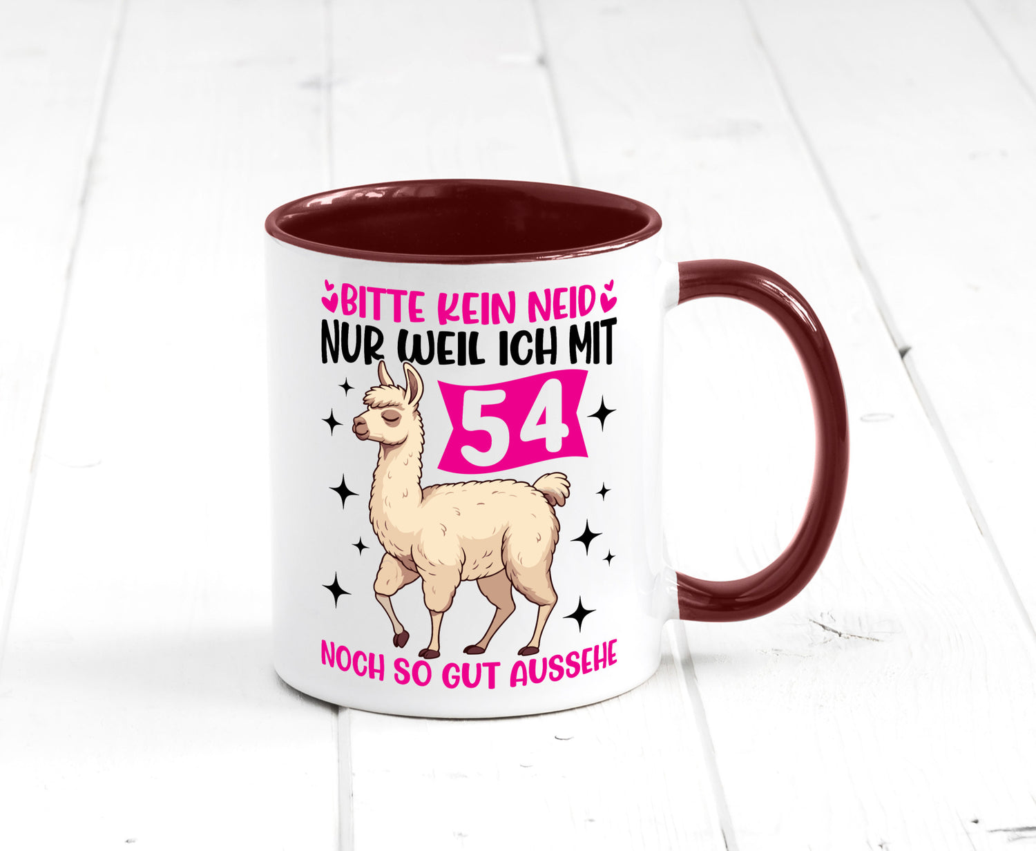 54. Geburtstag | 54 Jahre Lama gut aussehen Geschenk Geschenkidee lustiger