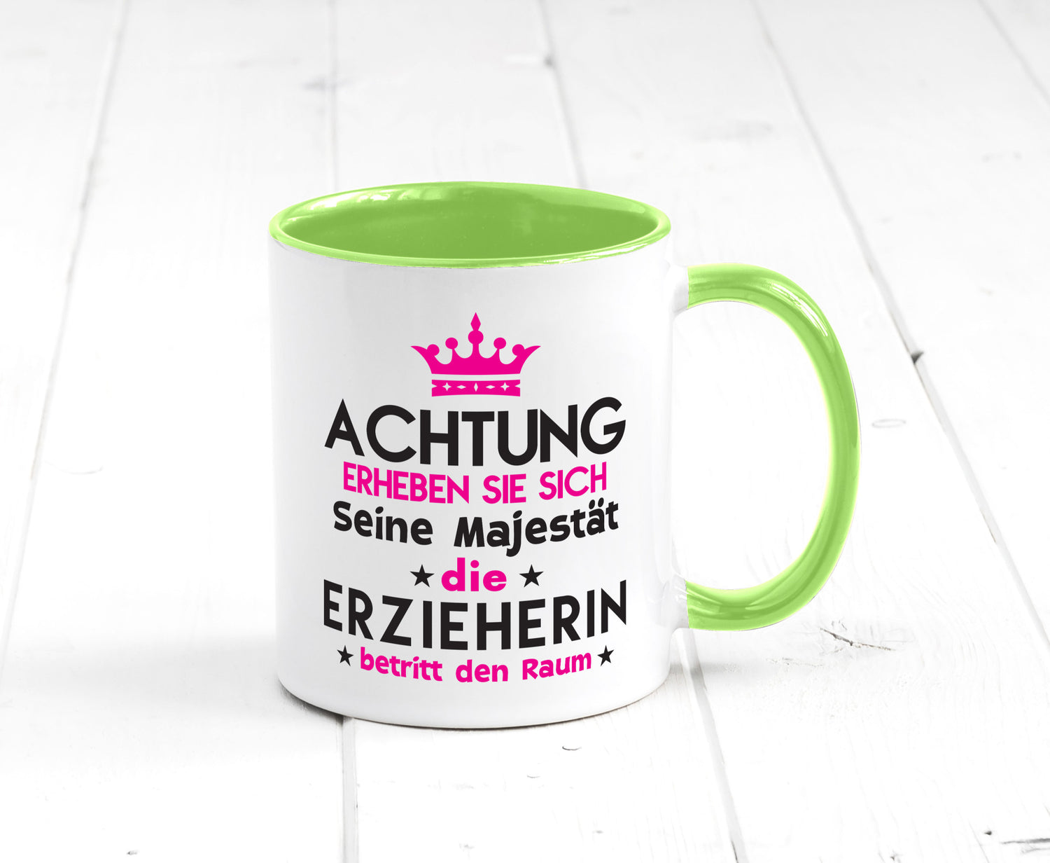 Seine Majestät Erzieherin | Pädagogin Schule Humor Geschenkidee Tasse