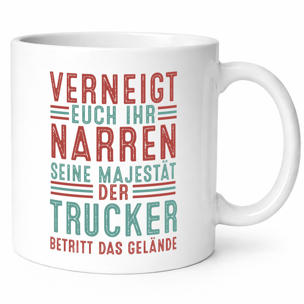 Verneigt euch: Trucker | LKW Fahrer Beruf Geschenkidee Arbeit Kollegen Büro