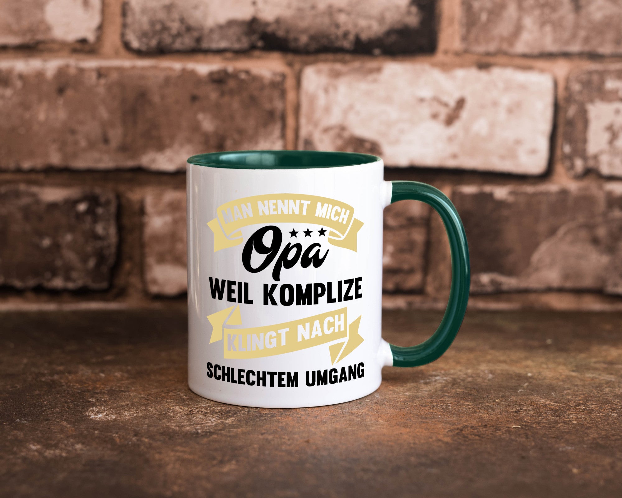 Man nennt mich Opa | Bester der Welt Humor Familie Geschenkidee Tasse