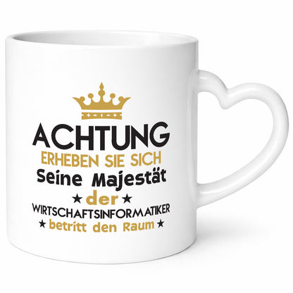 Seine Majestät Wirtschaftsinformatiker | Wirtschaft lustig Humor Geschenkidee