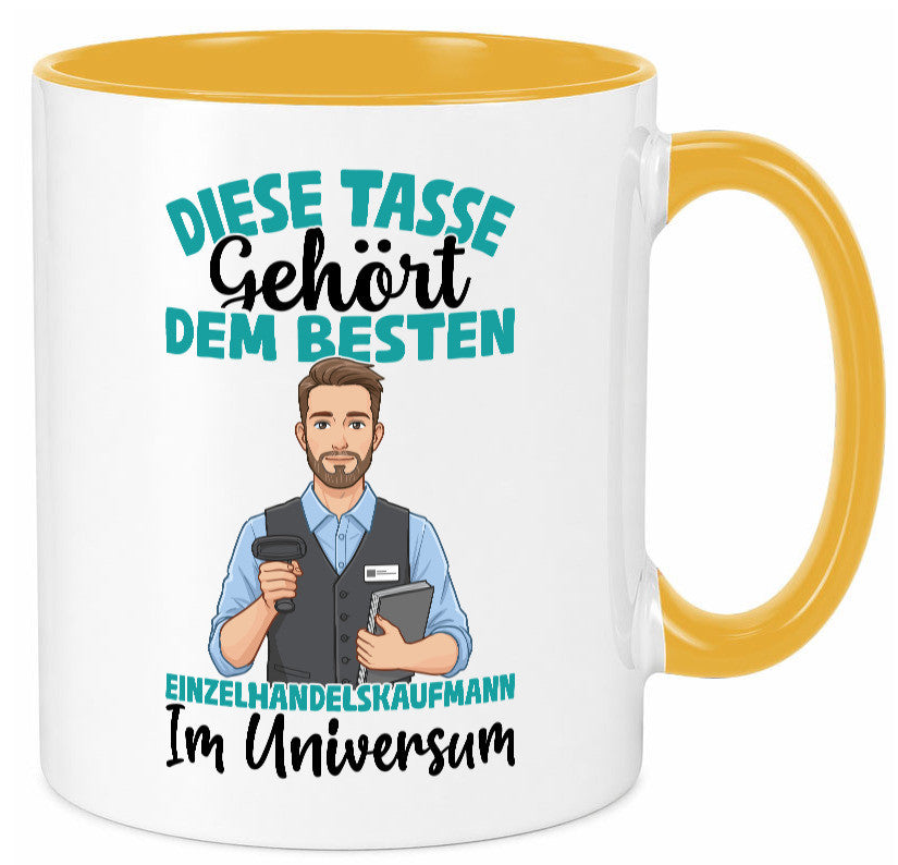 Im Universum: Einzelhandelskaufmann | Einzelhandel Geschenk Humor Geschenkidee Tasse