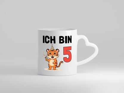 5. Geburtstag | 5 Jahre Tiger Geschenkidee Humor Tasse