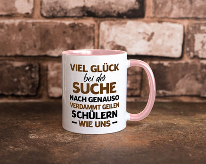 Viel glück | Geile schüler Schule Beste Lehrerin lustig Humor Geschenkidee