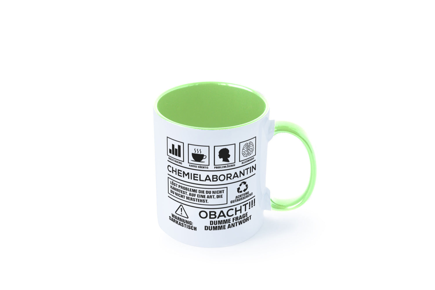Achtung Probleme Chemielaborantin | Laborantin Chemie Geschenk Humor