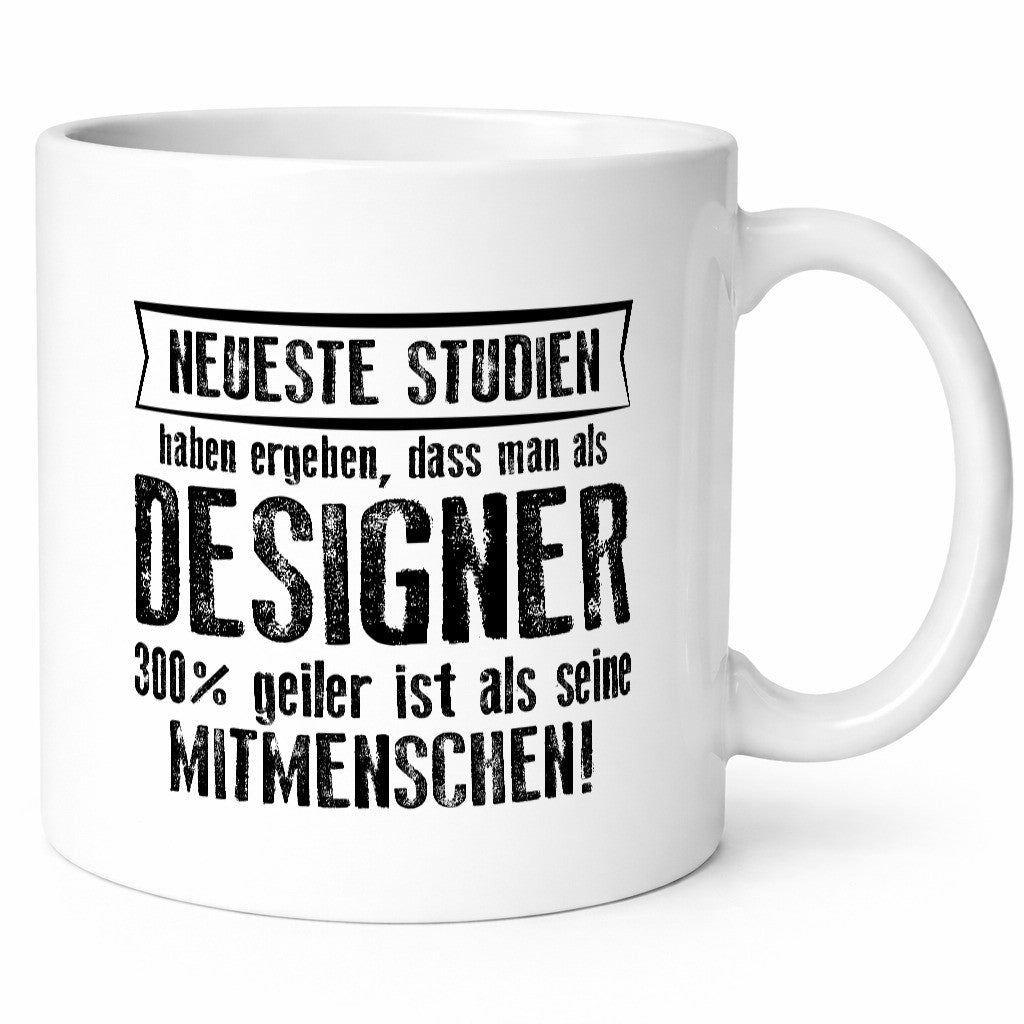 Neuste Studien: Designer Beruf | Mode lustig Arbeit Kollegen Büro Geschenk Tasse