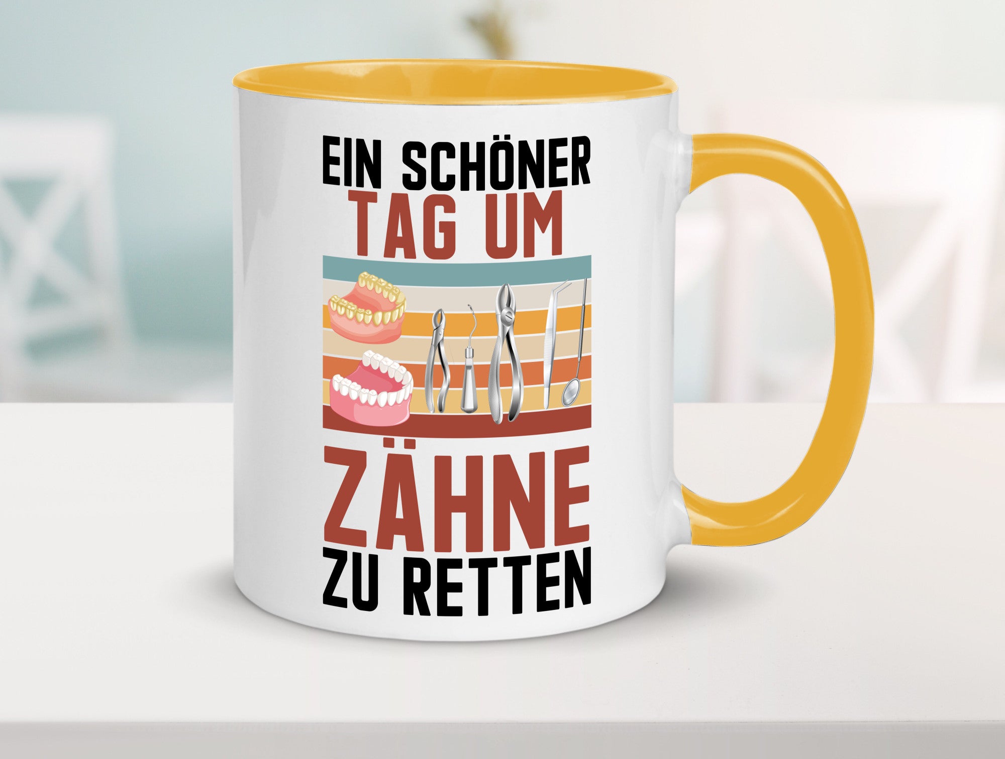 Ein schöner Tag um zähne zu retten | Zahnarzt Geschenk Humor Geschenkidee