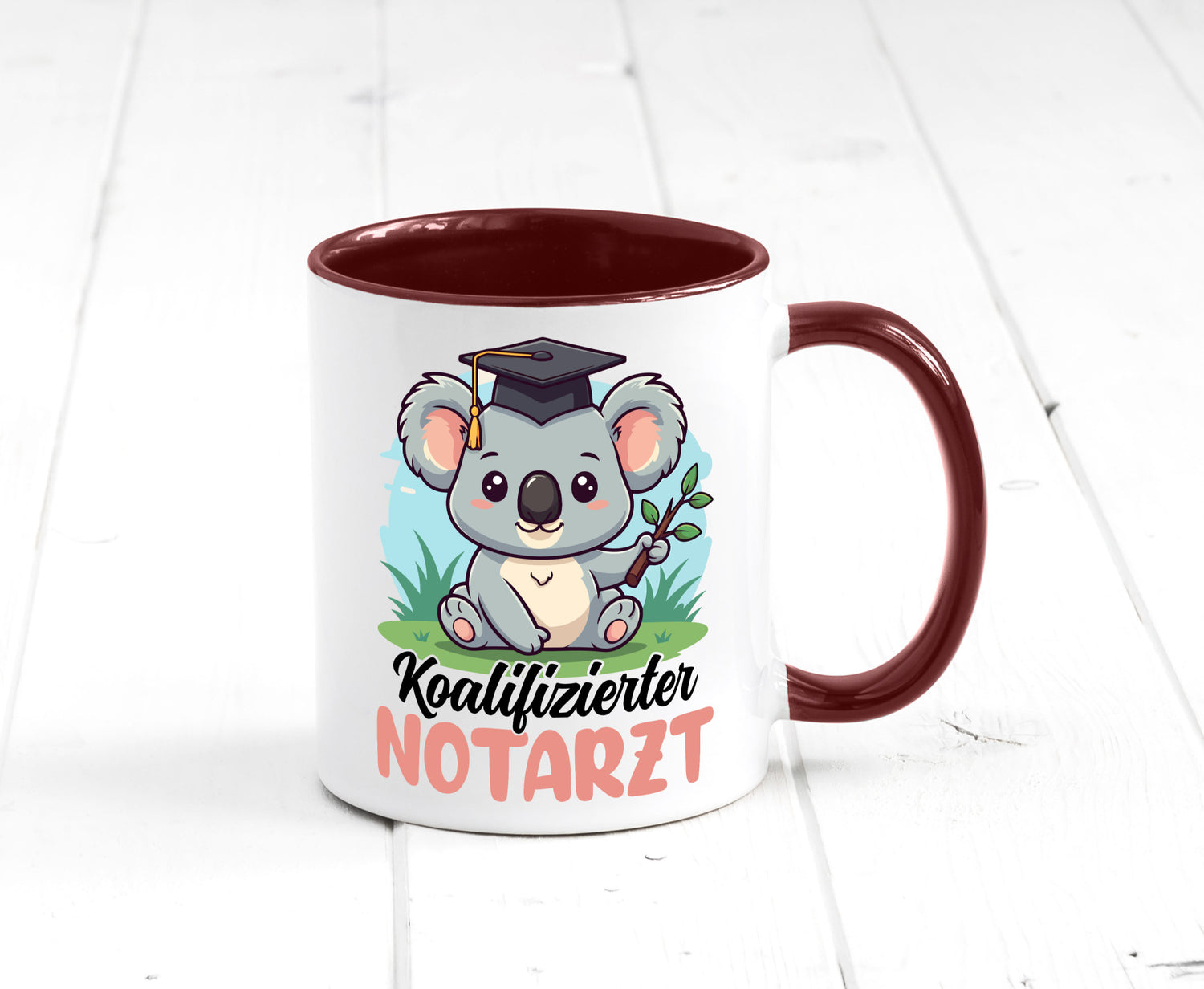 Koalifizierter Notarzt | Arzt Geschenk Humor Geschenkidee lustiger Spruch Tasse