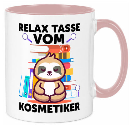 Relax Tasse: Kosmetiker | Kosmetik Stylist lustiger Spruch Geschenk Humor