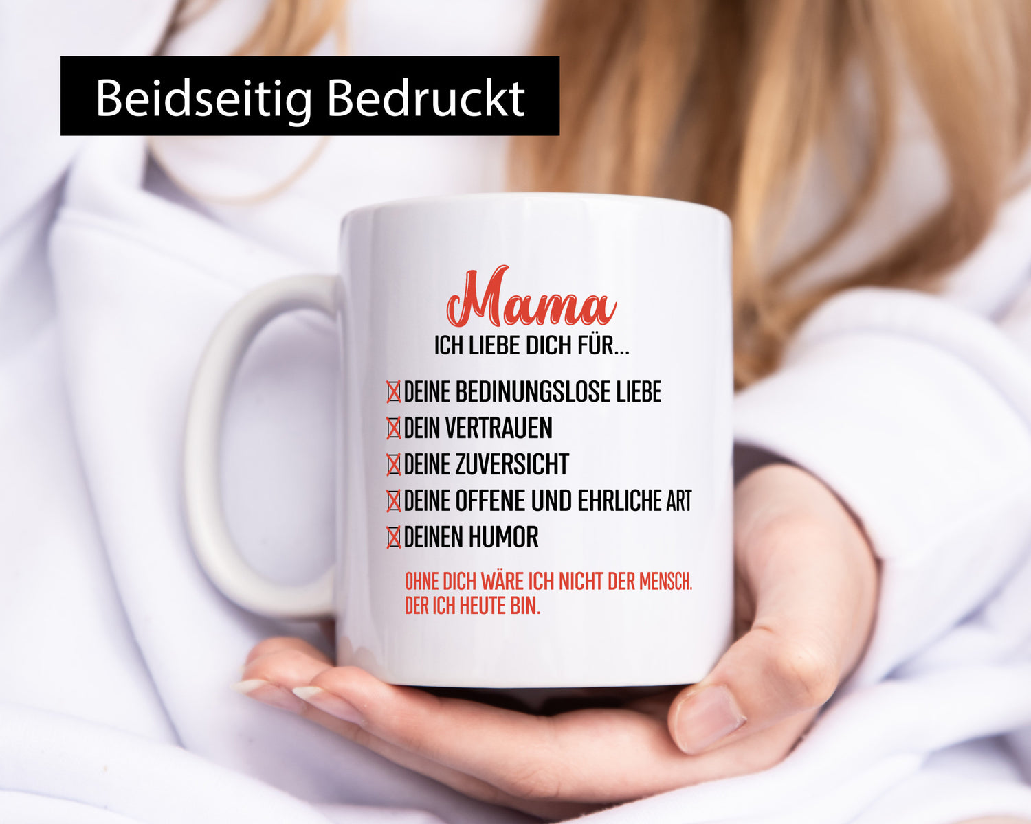 Mama ich liebe dich | Ohne wäre nicht Muttertag Geschenk Familie Geschenkidee