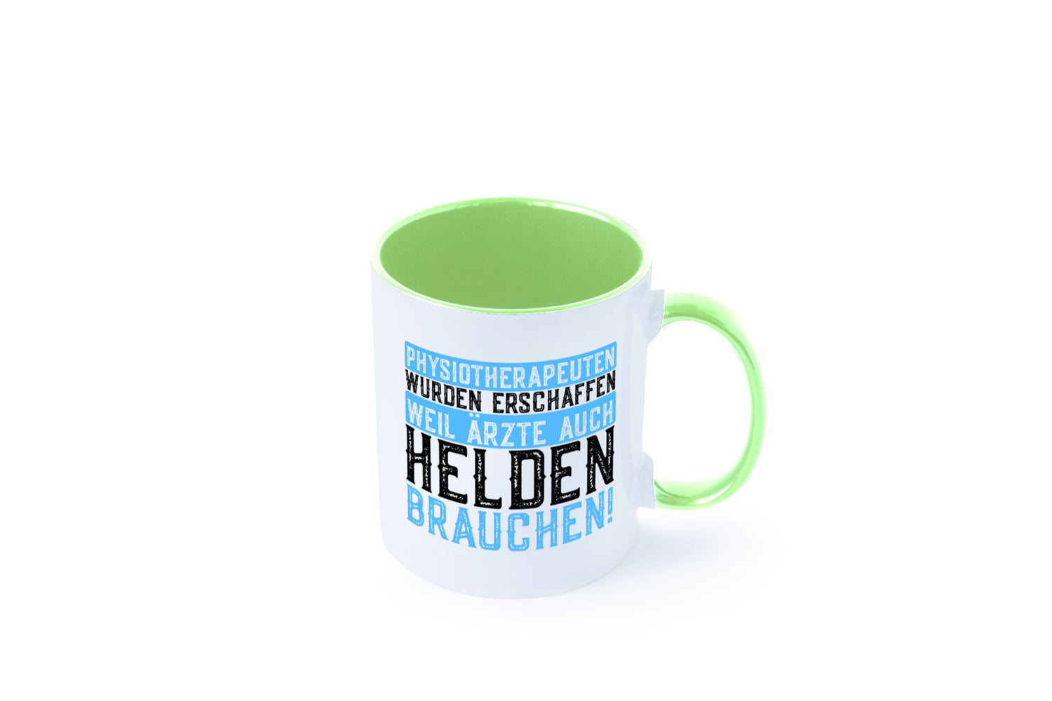 Physiotherapeut | Helden Therapeutin lustiger Spruch Humor Geschenkidee Tasse
