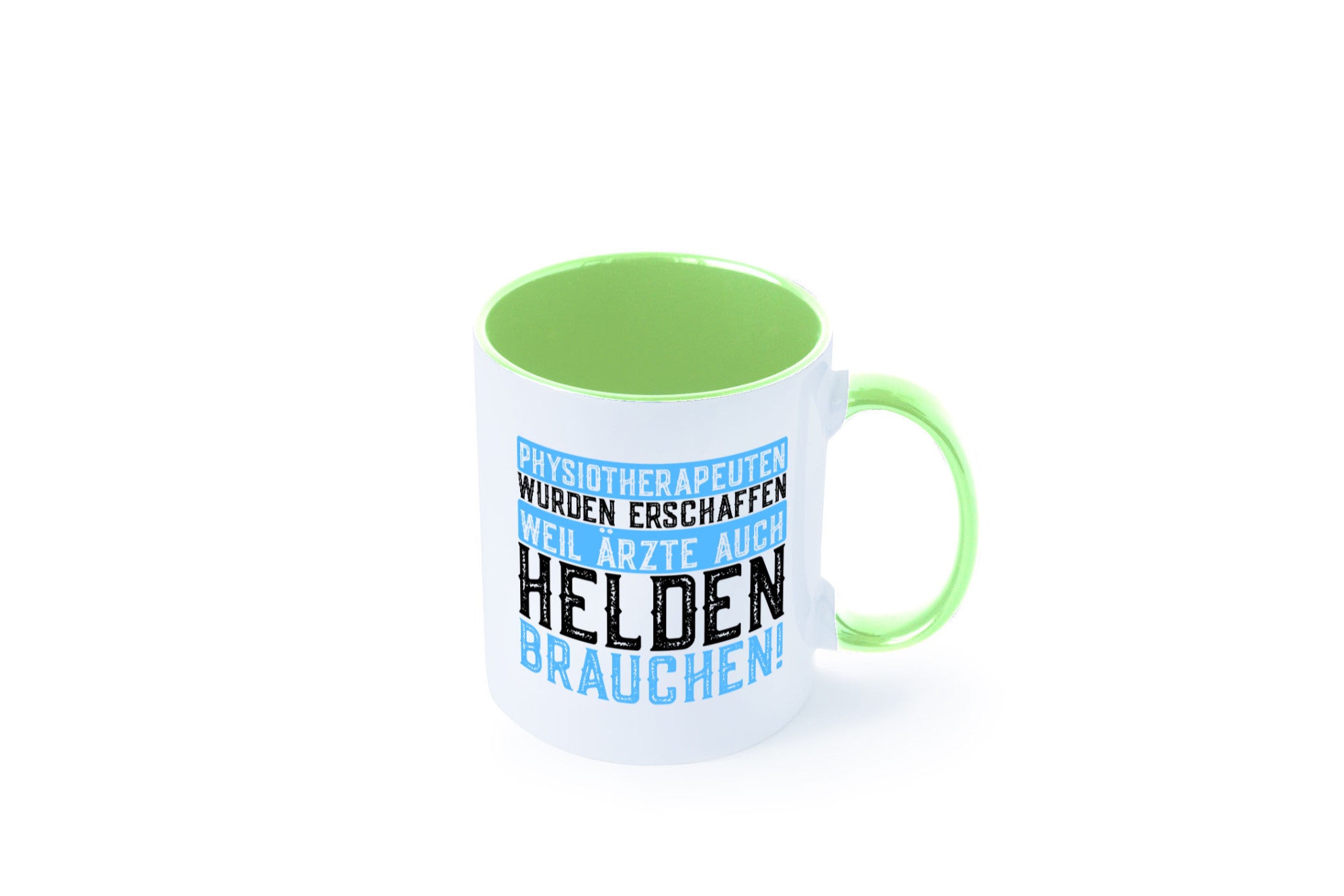 Physiotherapeut | Helden Therapeutin lustiger Spruch Humor Geschenkidee Tasse
