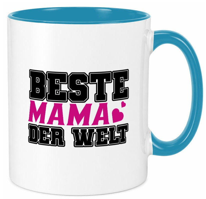 Beste Mama Geschenk Familie Geschenkidee lustiger Spruch Tasse