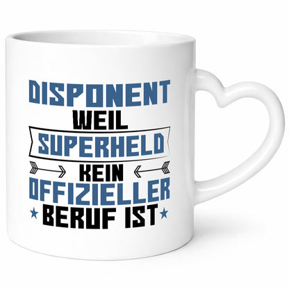 Superheld Disponent | Zuteiler Humor Geschenkidee Tasse