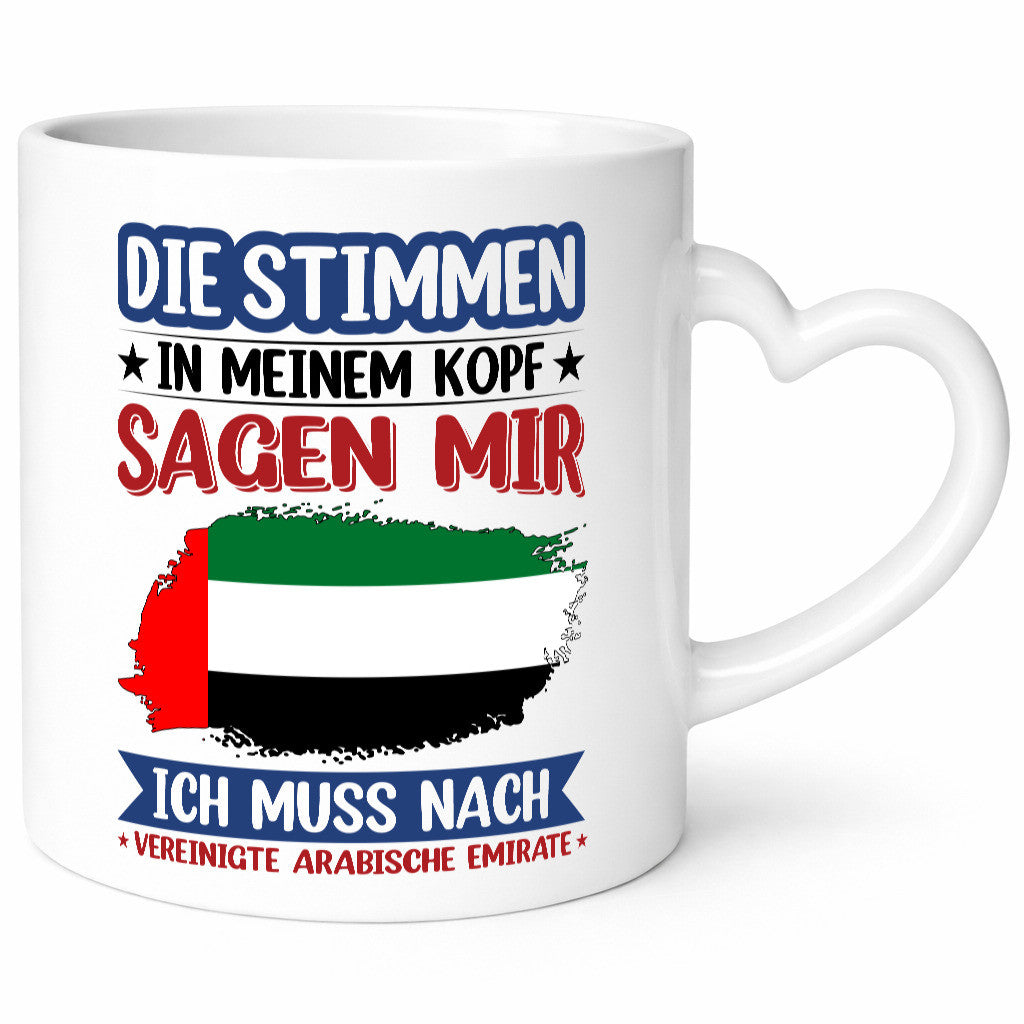 Vereinigte Arabische Emirate | Urlaub Stimmen im Kopf v2 Geschenk Humor