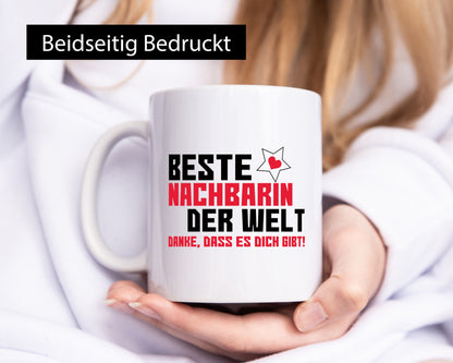 Bester Nachbar | Beste Nachbarin Freunde Nachbarschaft lustiger Spruch Geschenk