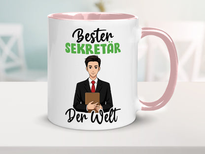 Bester Sekretär | Büro v2 lustiger Spruch Geschenk Arbeit Kollegen Tasse