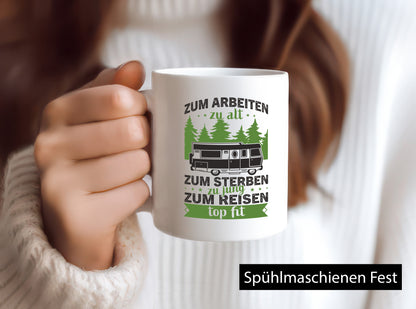 Zum arbeiten zu alt, sterben jung | Reisen Van Geschenk Arbeit Kollegen Büro